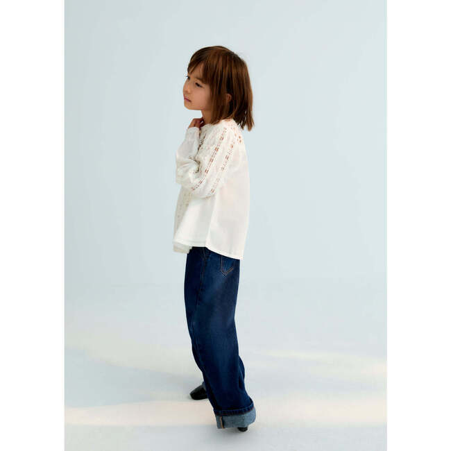 TNS Denim Wide Leg Pant Blue Denim - Pants - 4
