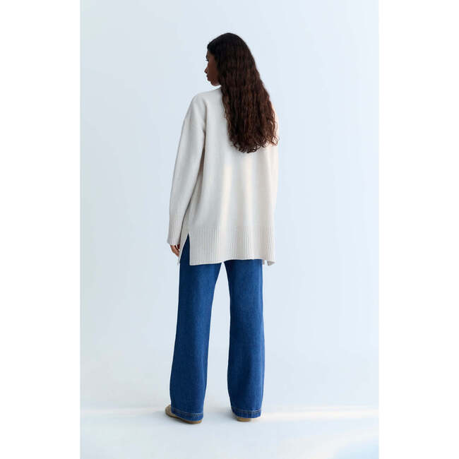 Agatha Woman Cardigan Moonlight White - Cardigans - 2