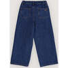 TNS Denim Wide Leg Pant Blue Denim - Pants - 5