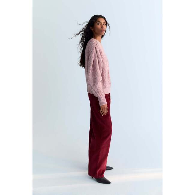 Nicol Woman Pant Plum Fantasy - Pants - 3