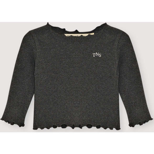 TNS Rib Baby Tee Galactic Grey Melange