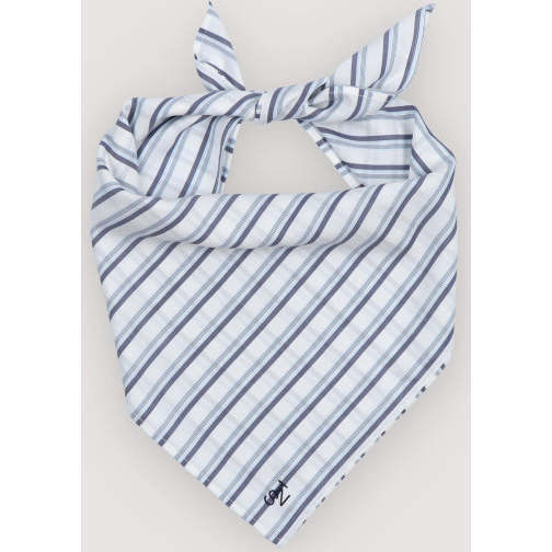 Estela Woman Neck Scarf Infinite Navy Stripes