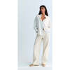 TNS Denim Woman Wide Leg Pant Ecru - Pants - 2