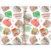 Holiday Mugs Christmas Gift Wrap Roll - Gift Wraps - 1 - thumbnail