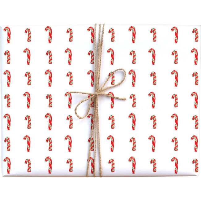Candy Canes Gift Wrap Roll