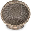 Socket Dome Handwoven Pet Bed with Machine Washable Cushion, Kubu Grey - Pet Beds - 6