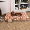 Mabel Ultra Soft Reversible Plush Rectangular Pet Bed with Washable Cover, Tangerine Twist - Pet Beds - 2