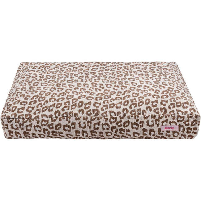 Mabel Ultra Soft Reversible Plush Rectangular Pet Bed with Washable Cover, Modern Leopard - Pet Beds - 5