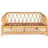 Elevated Handwoven Rattan Pet Daybed with Machine-Washable Cushion, Natural - Pet Beds - 5