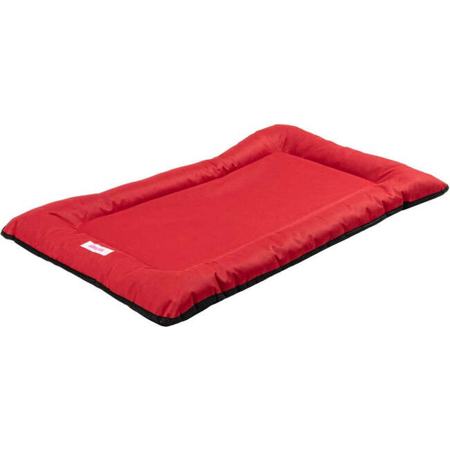 Archie Waterproof Indoor/Outdoor Hand-Washable Memory Foam Camping Pet Bed, Strawberry