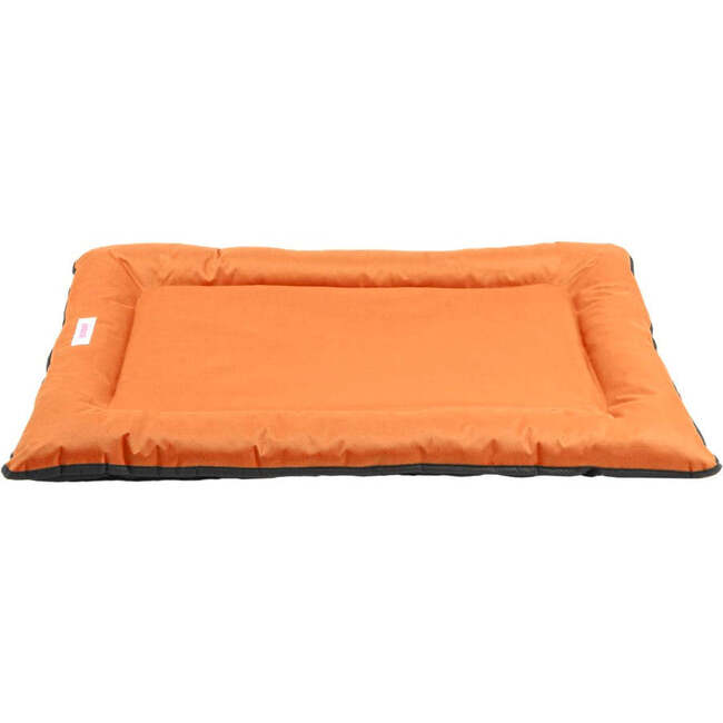 Archie Waterproof Indoor/Outdoor Hand-Washable Memory Foam Camping Pet Bed, Tangerine - Pet Beds - 5