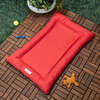 Archie Waterproof Indoor/Outdoor Hand-Washable Memory Foam Camping Pet Bed, Strawberry - Pet Beds - 3
