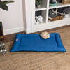 Archie Waterproof Indoor/Outdoor Hand-Washable Memory Foam Camping Pet Bed, Cobalt - Pet Beds - 4