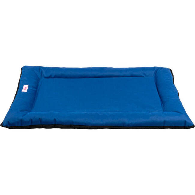 Archie Waterproof Indoor/Outdoor Hand-Washable Memory Foam Camping Pet Bed, Cobalt - Pet Beds - 5