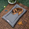Archie Waterproof Indoor/Outdoor Hand-Washable Memory Foam Camping Pet Bed, Charcoal - Pet Beds - 2