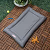 Archie Waterproof Indoor/Outdoor Hand-Washable Memory Foam Camping Pet Bed, Charcoal - Pet Beds - 3