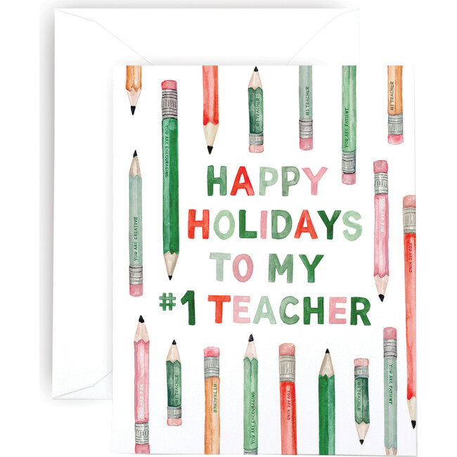 Teacher Happy Holidays Card Set of 3