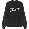 Society Teen Sweatshirt Galactic Grey Melange - Sweatshirts - 1 - thumbnail