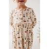 Long Sleeve Henley Dress Candy Cane - Dresses - 4