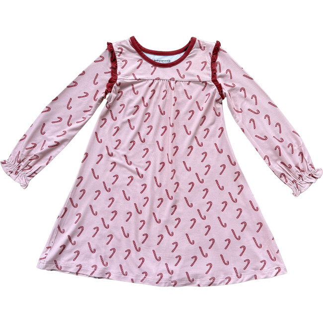 Girl's Night Gown Candy Cane