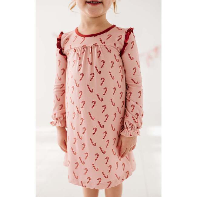 Girl's Night Gown Candy Cane - Nightgowns - 3