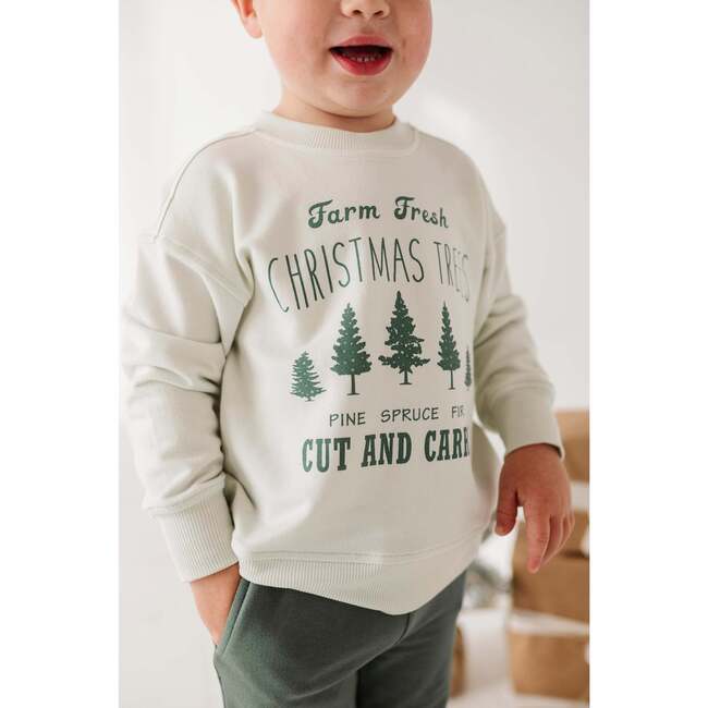 Boxy Sweatshirt Fa La La La - Sweatshirts - 5