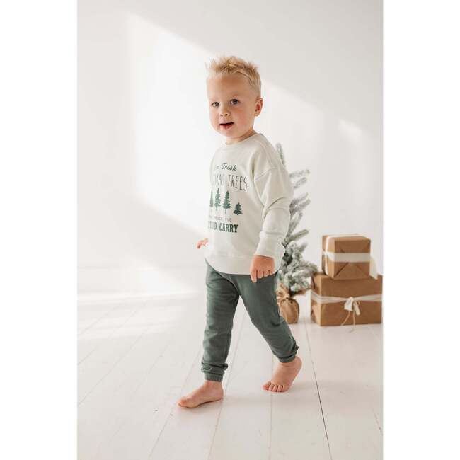 Boxy Sweatshirt Fa La La La - Sweatshirts - 6