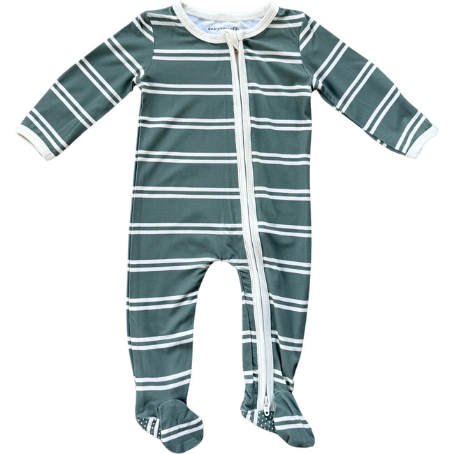 Footie Romper Pine Stripe