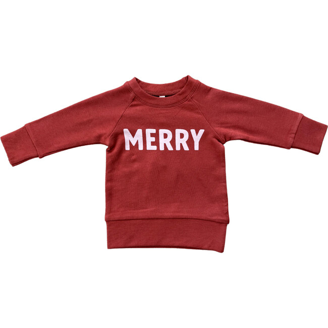 Raglan Sweatshirt Merry in Berry Red