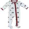 Footie Romper Christmas Truck - Footie Pajamas - 1 - thumbnail