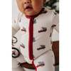Footie Romper Pine Stripe - Footie Pajamas - 6