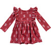 Long Sleeve Ruffle Dress Holly - Dresses - 1 - thumbnail