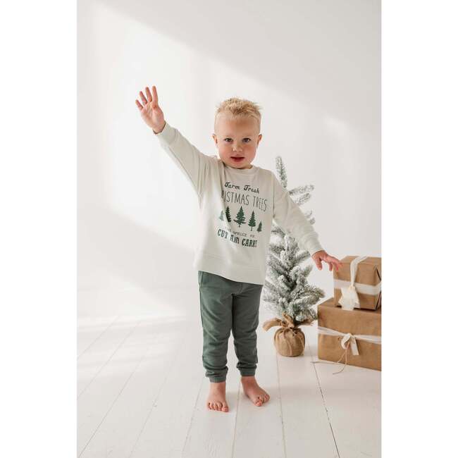 Boxy Sweatshirt Farm Fresh Christmas Trees - Sweatshirts - 4