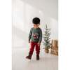 Raglan Sweatshirt Christmas Truck - Sweatshirts - 3