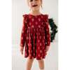 Long Sleeve Ruffle Dress Pine - Dresses - 4