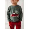 Raglan Sweatshirt Christmas Truck - Sweatshirts - 5