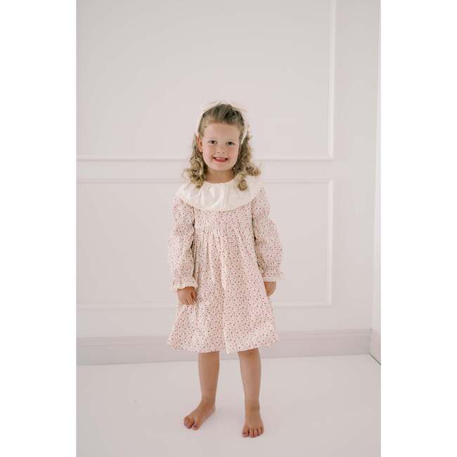 Marguerite Dress, Wild Rosebud Garden