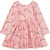 Printed Ballet Dress, Rainbow Unicorn - Dresses - 2