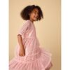 Layered Tulle & Foil Dress, Cherry Blossom - Dresses - 5