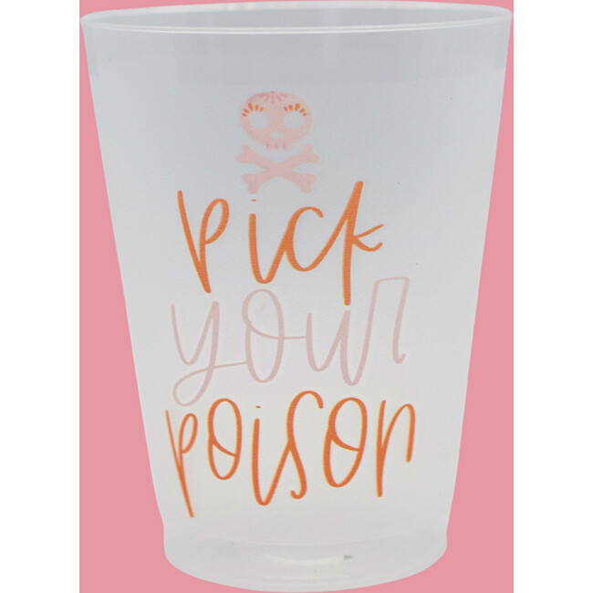 Pick Your Poison: Set of 8 Halloween Party Cups