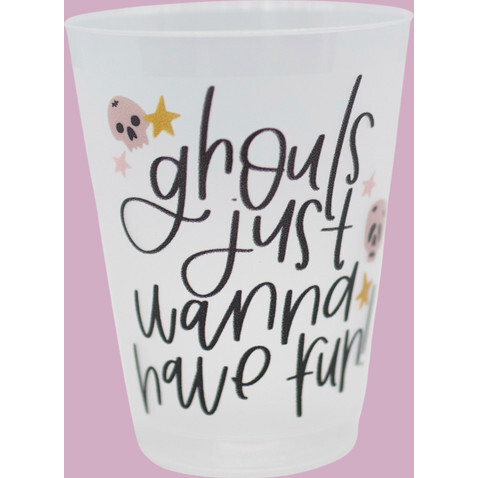 Ghouls Just Wanna Have Fun: Set of 8 Halloween Party Cups