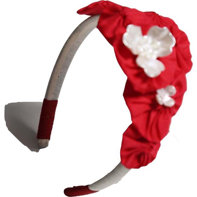 Rosetta Layered Headband, Ruby