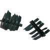 Ribbon Bow Barrettes (Set of 2), Cactus - Hair Accessories - 2