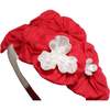 Rosetta Layered Headband, Ruby - Headbands - 2