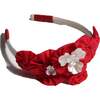 Rosetta Layered Headband, Ruby - Headbands - 3