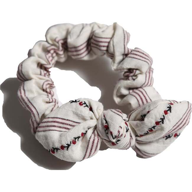 Maya Bow Scrunchie, Opal Mix