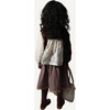 Maya Embroidered Peasant Skirt, Raisin - Skirts - 5