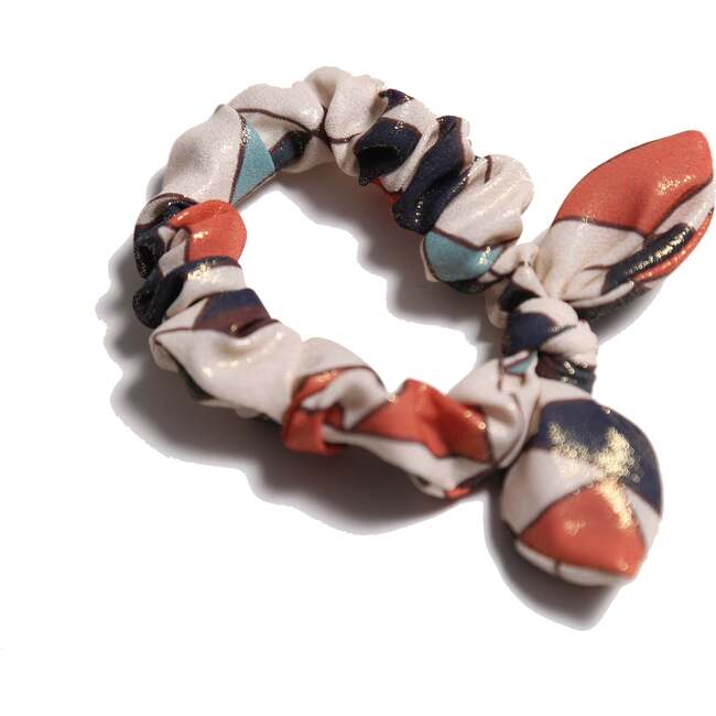 Maya Bow Scrunchie, Rainbow - Hair Accessories - 2