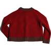 Marisol Bow Cardigan, Ruby - Cardigans - 2