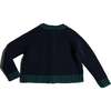 Marisol Bow Cardigan, Sapphire - Cardigans - 2